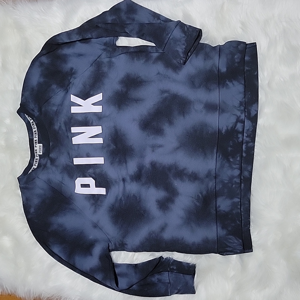 PINK Tie Dyed Sweatshirt